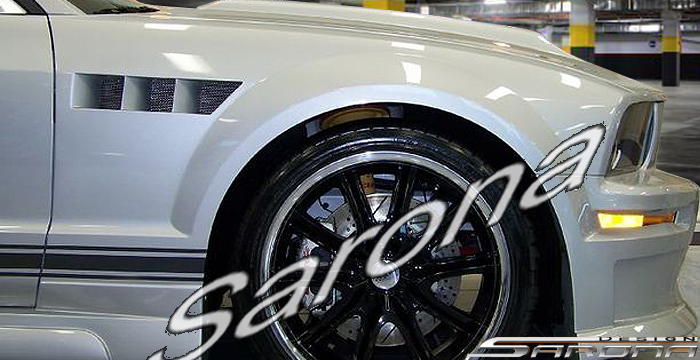 Custom Ford Mustang Fenders  Coupe (2005 - 2009) - $625.00 (Manufacturer Sarona, Part #FD-009-FD)
